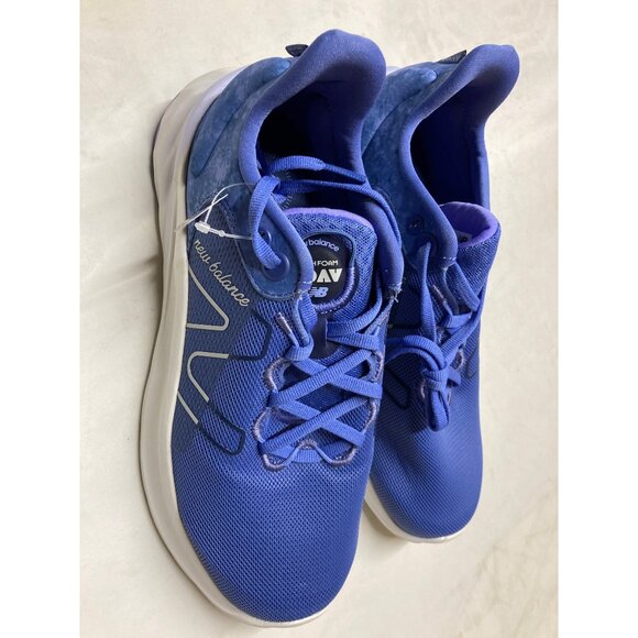 New Balance Women Fresh Foam Running Shoes 8.5 Wide Blue Athletic Sneakers New - Picture 2 of 7